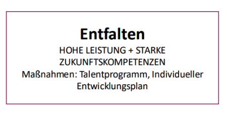 Pe-Entwicklungsmatrix Box Entfalten